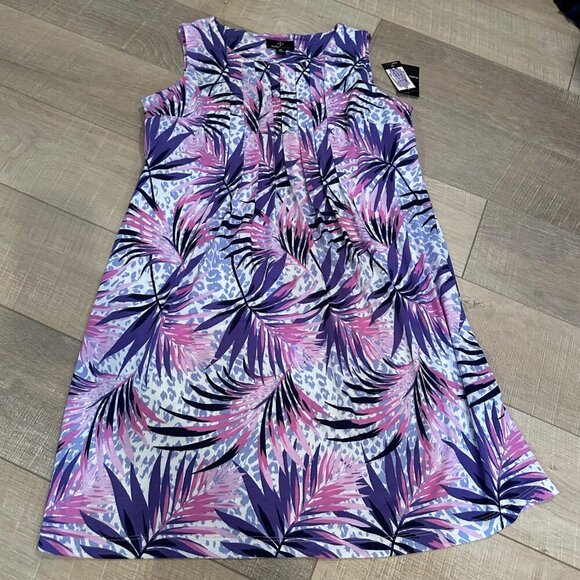RONNI NICOLE PURPLE DRESS NEW WOMENS MEDIUM - Picture 1 of 9